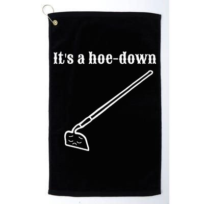 It's A HoeDown Funny Garden Saying Gardener Gardening Golf Towel
