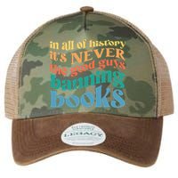 In All History Its Never The Good Guys Banning Books Retro Legacy Tie Dye Trucker Hat