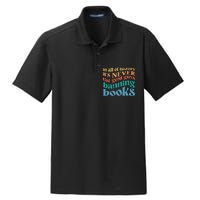 In All History Its Never The Good Guys Banning Books Retro Dry Zone Grid Polo