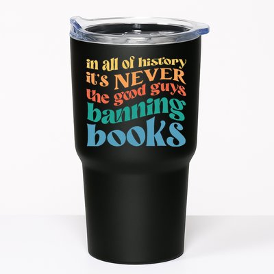 In All History Its Never The Good Guys Banning Books Retro Tumbler