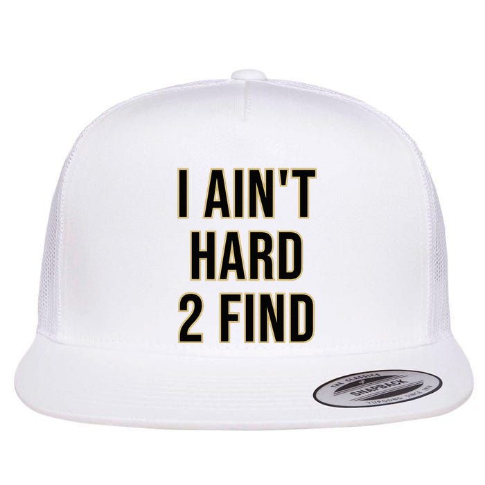 I AinT Hard 2 Find Flat Bill Trucker Hat