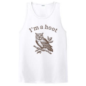 IM A Hoot Owl Bird Pun Sarcastic Jokes PosiCharge Competitor Tank