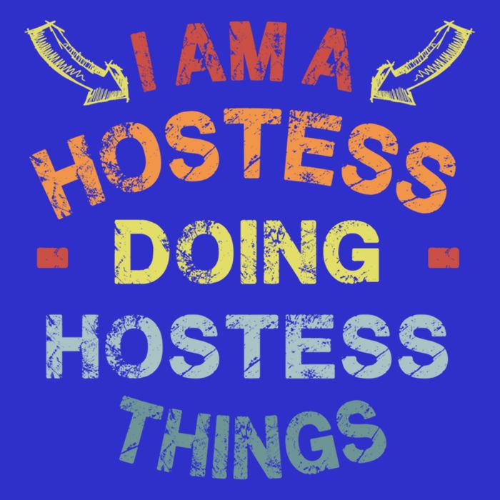 Im A Hostess Doing Hostess Things Cool Funny Christmas Gift Meaningful Gift Zip Tote Bag