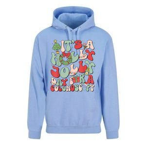 Its A Holly Xmas Day For A Colonoscopyits A Holly Xmas Unisex Surf Hoodie