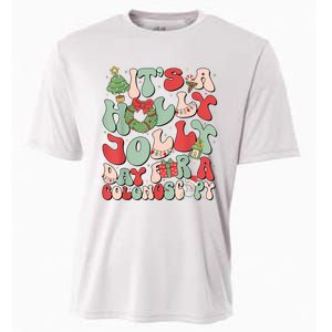 Its A Holly Xmas Day For A Colonoscopyits A Holly Xmas Cooling Performance Crew T-Shirt