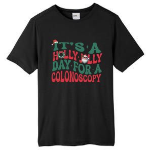 ItS A Holly Xmas Jolly Day For A Colonoscopy Christmas Tall Fusion ChromaSoft Performance T-Shirt