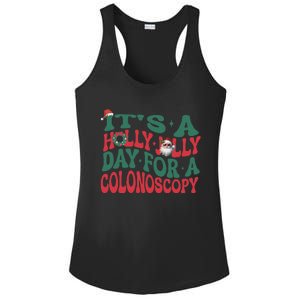 ItS A Holly Xmas Jolly Day For A Colonoscopy Christmas Ladies PosiCharge Competitor Racerback Tank