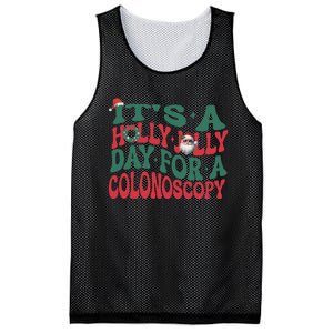 ItS A Holly Xmas Jolly Day For A Colonoscopy Christmas Mesh Reversible Basketball Jersey Tank