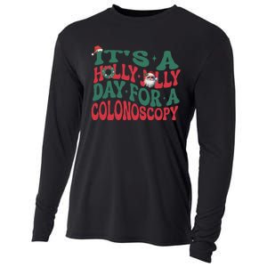 ItS A Holly Xmas Jolly Day For A Colonoscopy Christmas Cooling Performance Long Sleeve Crew