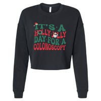 ItS A Holly Xmas Jolly Day For A Colonoscopy Christmas Cropped Pullover Crew