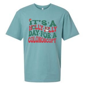 ItS A Holly Xmas Jolly Day For A Colonoscopy Christmas Sueded Cloud Jersey T-Shirt