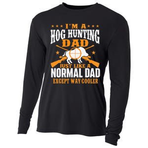 I'm A Hog Hunting Dad Boar Hunting Wild Hog Hunter Cooling Performance Long Sleeve Crew