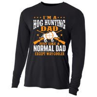 I'm A Hog Hunting Dad Boar Hunting Wild Hog Hunter Cooling Performance Long Sleeve Crew