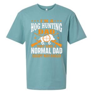 I'm A Hog Hunting Dad Boar Hunting Wild Hog Hunter Sueded Cloud Jersey T-Shirt