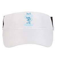 I'm A Hooker On The Weekends Fishing Fish Lover Adult Drive Performance Visor