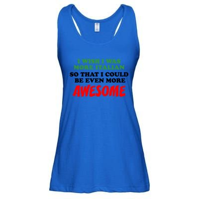 Italian American Heritage Even More Awesome Proud Gift Ladies Essential Flowy Tank