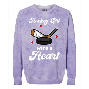 IM A Hockey Hockey Stick Gift Colorblast Crewneck Sweatshirt