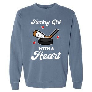 IM A Hockey Hockey Stick Gift Garment-Dyed Sweatshirt