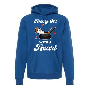 IM A Hockey Hockey Stick Gift Premium Hoodie