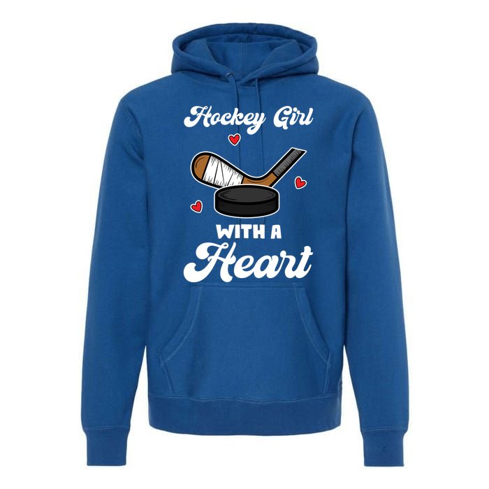 IM A Hockey Hockey Stick Gift Premium Hoodie