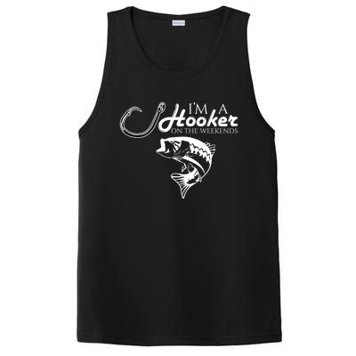 I'm A Hooker On The Weekends Fishing Gift PosiCharge Competitor Tank