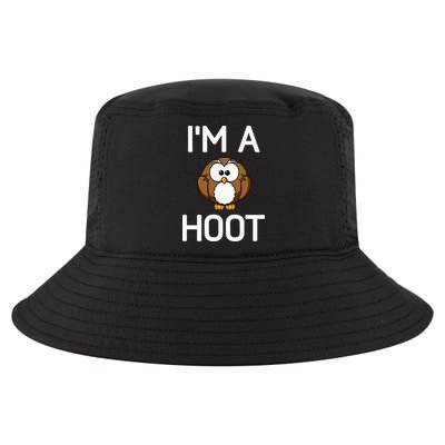 Im A Hoot Owl Pun Funny Jokes Sarcastic Sayings. Cool Comfort Performance Bucket Hat