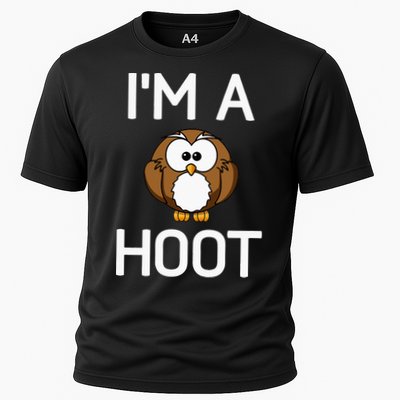Im A Hoot Owl Pun Funny Jokes Sarcastic Sayings. Performance Shirt