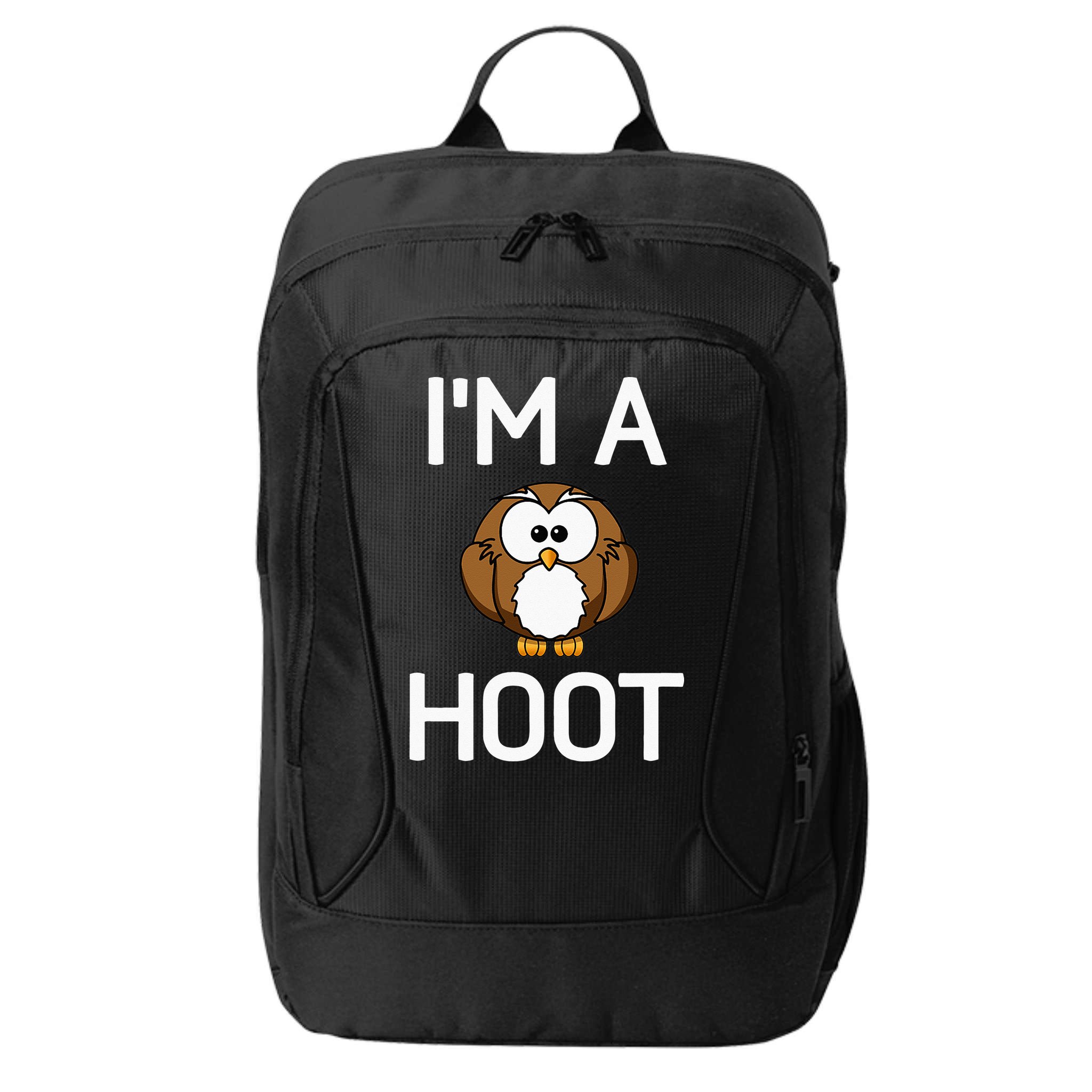 Im A Hoot Owl Pun Funny Jokes Sarcastic Sayings. City Backpack