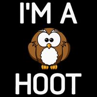Im A Hoot Owl Pun Funny Jokes Sarcastic Sayings. Impact Tech Backpack