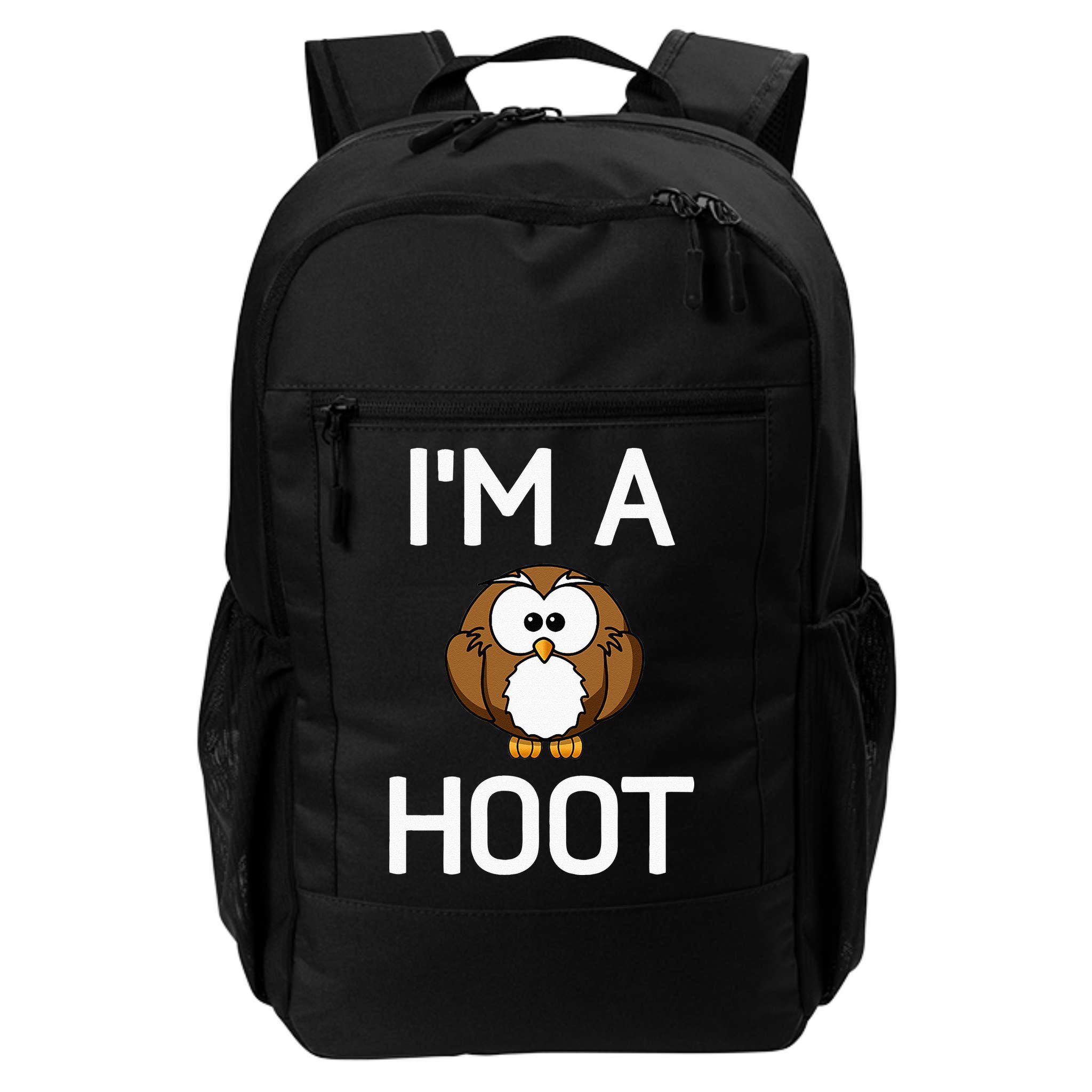 Im A Hoot Owl Pun Funny Jokes Sarcastic Sayings. Backpack