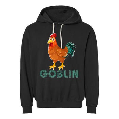 Inappropriate Adult Humor Goblin Mode Innuendo Garment-Dyed Fleece Hoodie