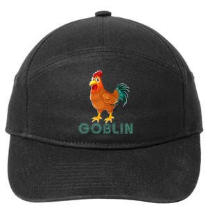 Inappropriate Adult Humor Goblin Mode Innuendo 7-Panel Snapback Hat