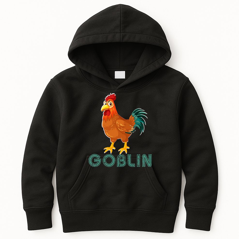 Inappropriate Adult Humor Goblin Mode Innuendo Kids Hoodie