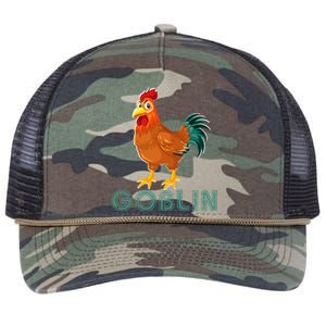 Inappropriate Adult Humor Goblin Mode Innuendo Retro Rope Trucker Hat Cap