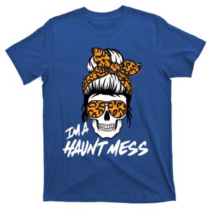 I'm A Haunt Mess Messy Bun Mom Gift T-Shirt