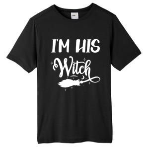 I Am His Witch Halloween Costume Fiancée Friend Wife Gift Tall Fusion ChromaSoft Performance T-Shirt