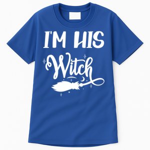 I Am His Witch Halloween Costume Fiancée Friend Wife Gift Tall T-Shirt