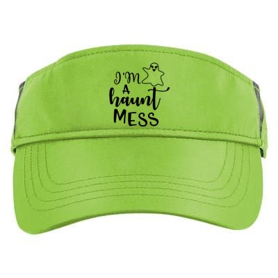 I'm A Haunt Mess Halloween Halloween Hallowen Mom Gift Adult Drive Performance Visor