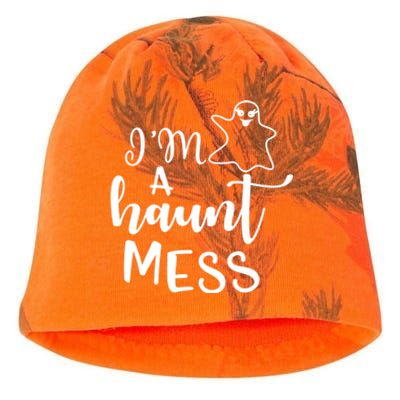 I'm A Haunt Mess Halloween Halloween Hallowen Mom Gift Kati - Camo Knit Beanie