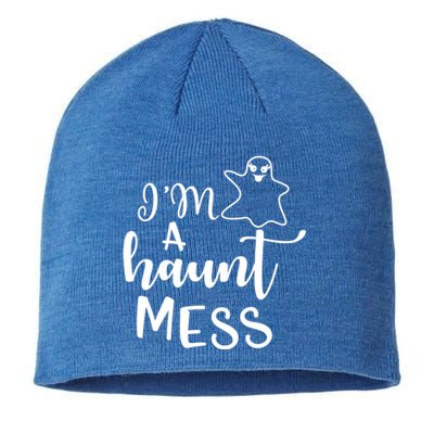 I'm A Haunt Mess Halloween Halloween Hallowen Mom Gift Sustainable Beanie