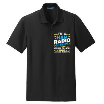 I'm A Ham Radio Grandpa Ham Radio Amateur Radio Operator Dry Zone Grid Polo