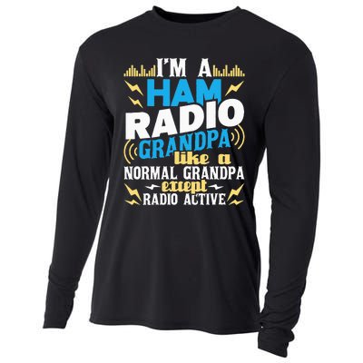 I'm A Ham Radio Grandpa Ham Radio Amateur Radio Operator Cooling Performance Long Sleeve Crew