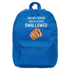 Inappropriate Adult Humor Sarcastic Sex Gift Rude Gag 16 in Basic Backpack