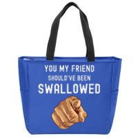 Inappropriate Adult Humor Sarcastic Sex Gift Rude Gag Zip Tote Bag