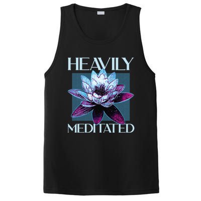 I Am Heavily Meditated Mind Training Meditation Gift PosiCharge Competitor Tank