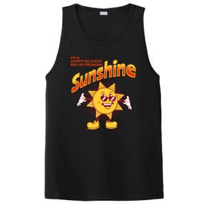 I'm A Happy Go Lucky Ray Of Freaking Sunshine Sarcastic Gift PosiCharge Competitor Tank