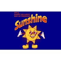 I'm A Happy Go Lucky Ray Of Freaking Sunshine Sarcastic Gift Bumper Sticker