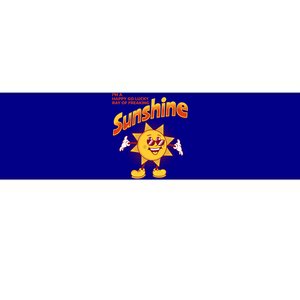 I'm A Happy Go Lucky Ray Of Freaking Sunshine Sarcastic Gift Bumper Sticker