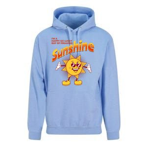 I'm A Happy Go Lucky Ray Of Freaking Sunshine Sarcastic Gift Unisex Surf Hoodie