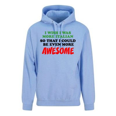 Italian American Heritage Even More Awesome Proud Gift Unisex Surf Hoodie